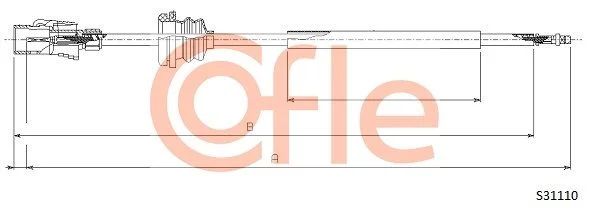 Kabel merilnika hitrosti COFLE S31110
