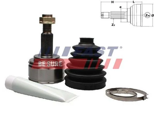 Komplet sklepov, pogonska gred FAST FT25093K