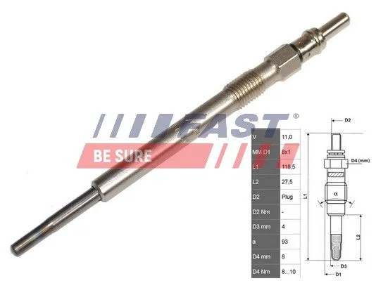 Glow Plug FAST FT82720