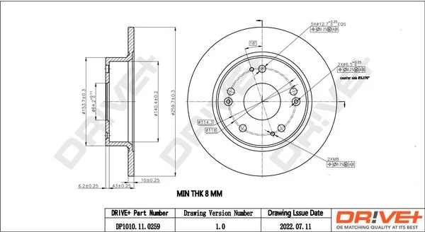 Zavorni disk Dr!ve+ DP1010.11.0259