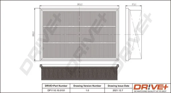 Air Filter Dr!ve+ DP1110.10.0151