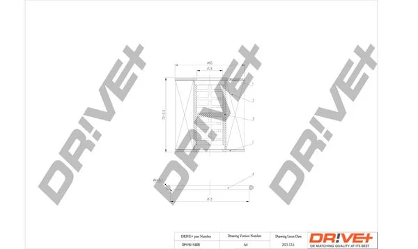 Oil Filter Dr!ve+ DP1110.11.0076