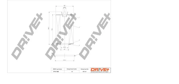 Oil Filter Dr!ve+ DP1110.11.0098