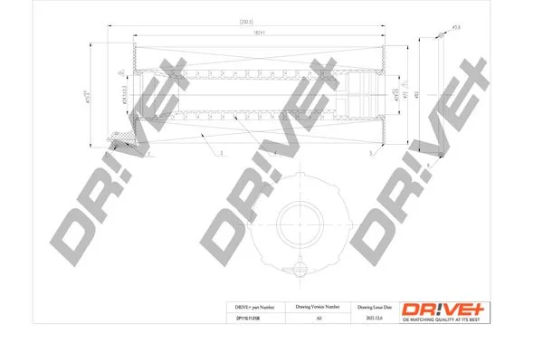 Oil Filter Dr!ve+ DP1110.11.0106