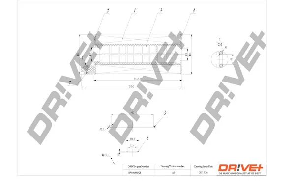Oil Filter Dr!ve+ DP1110.11.0129