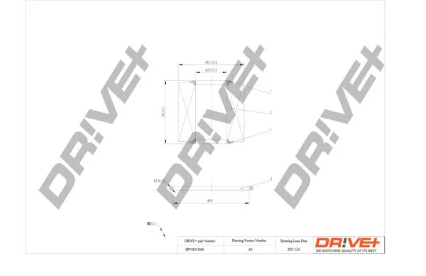 Alyvos filtras Dr!ve+ DP1110.11.0143