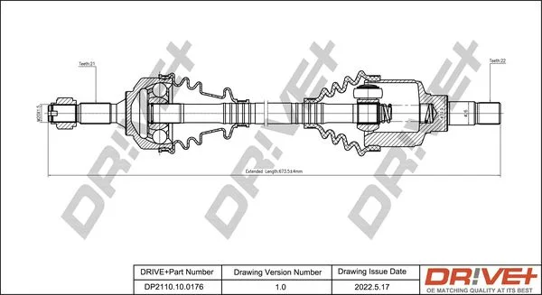 Pogonska gred Dr!ve+ DP2110.10.0176