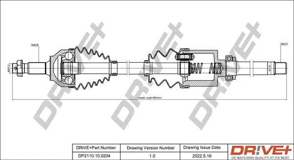 Pogonska gred Dr!ve+ DP2110.10.0204