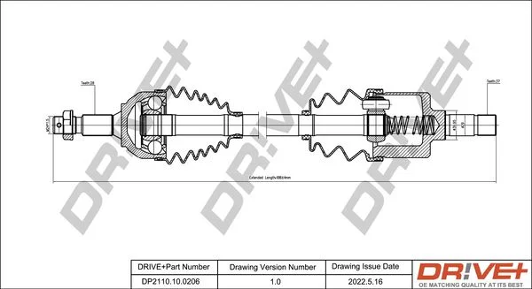 Pogonska gred Dr!ve+ DP2110.10.0206