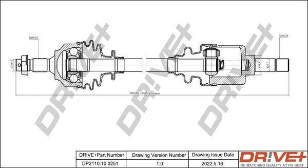 Pogonska gred Dr!ve+ DP2110.10.0251