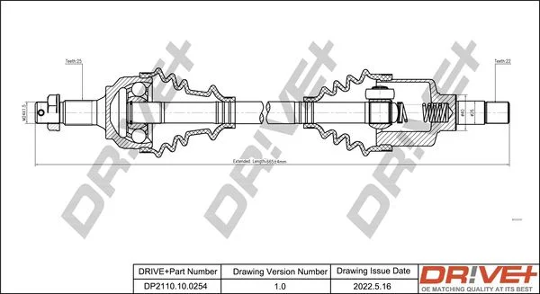 Pogonska gred Dr!ve+ DP2110.10.0254