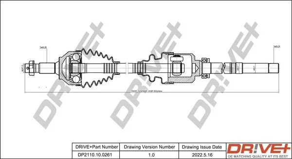 Pogonska gred Dr!ve+ DP2110.10.0261