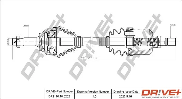 Pogonska gred Dr!ve+ DP2110.10.0262
