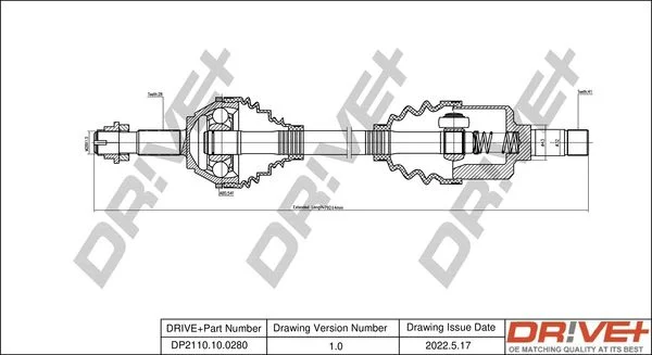 Pogonska gred Dr!ve+ DP2110.10.0280