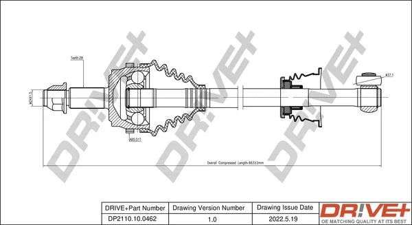 Pogonska gred Dr!ve+ DP2110.10.0462