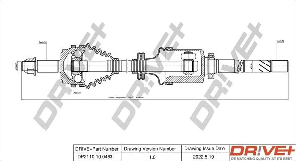 Pogonska gred Dr!ve+ DP2110.10.0463