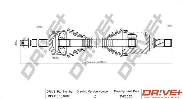 Pogonska gred Dr!ve+ DP2110.10.0487