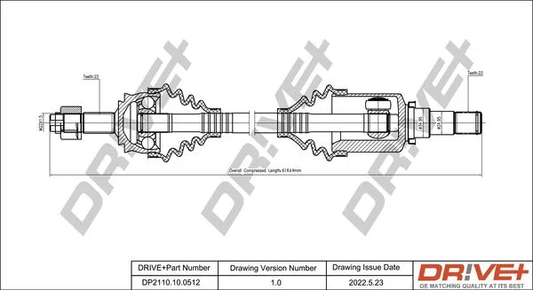 Pogonska gred Dr!ve+ DP2110.10.0512