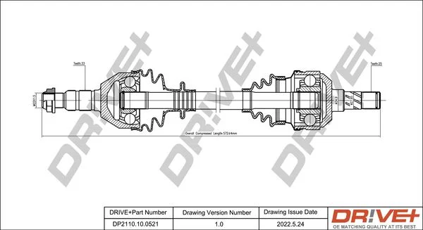 Pogonska gred Dr!ve+ DP2110.10.0521