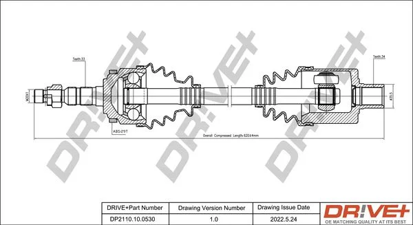 Pogonska gred Dr!ve+ DP2110.10.0530