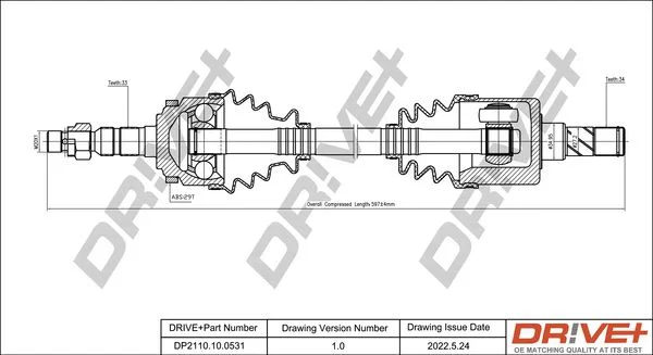 Pogonska gred Dr!ve+ DP2110.10.0531
