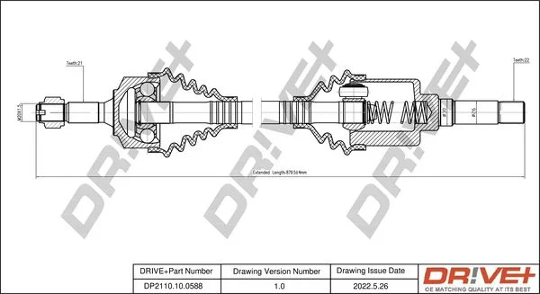 Pogonska gred Dr!ve+ DP2110.10.0588