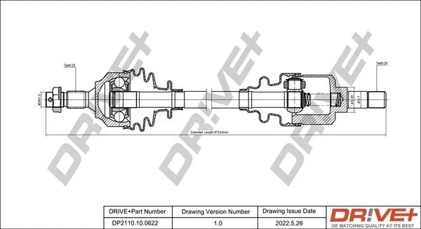 Pogonska gred Dr!ve+ DP2110.10.0622