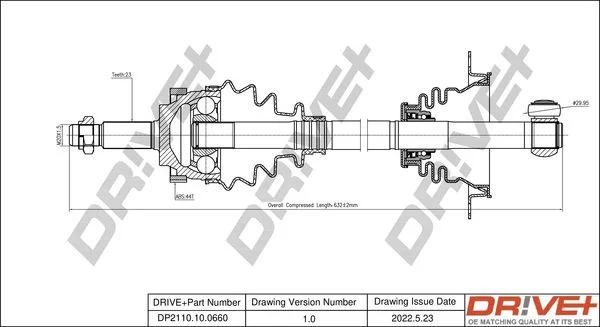 Pogonska gred Dr!ve+ DP2110.10.0660