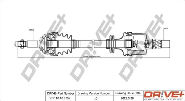 Pogonska gred Dr!ve+ DP2110.10.0732