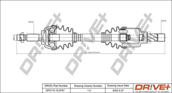 Pogonska gred Dr!ve+ DP2110.10.0757