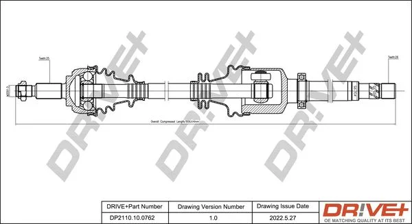 Pogonska gred Dr!ve+ DP2110.10.0762