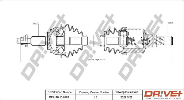 Pogonska gred Dr!ve+ DP2110.10.0789
