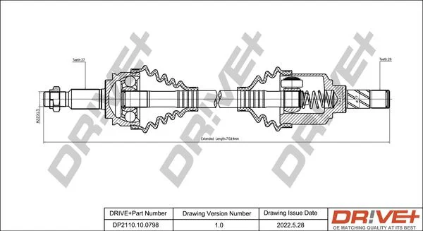 Pogonska gred Dr!ve+ DP2110.10.0798
