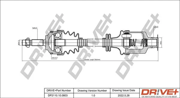 Pogonska gred Dr!ve+ DP2110.10.0803