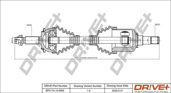Pogonska gred Dr!ve+ DP2110.10.0902