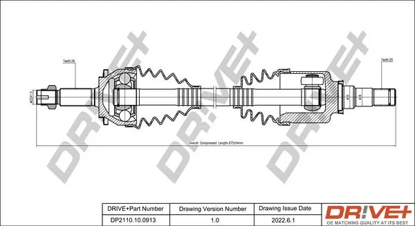 Pogonska gred Dr!ve+ DP2110.10.0913