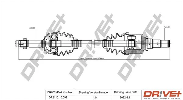 Pogonska gred Dr!ve+ DP2110.10.0921