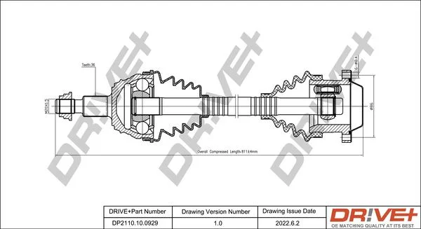 Pogonska gred Dr!ve+ DP2110.10.0929