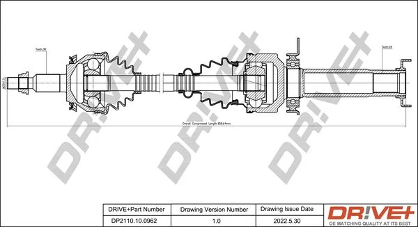 Pogonska gred Dr!ve+ DP2110.10.0962