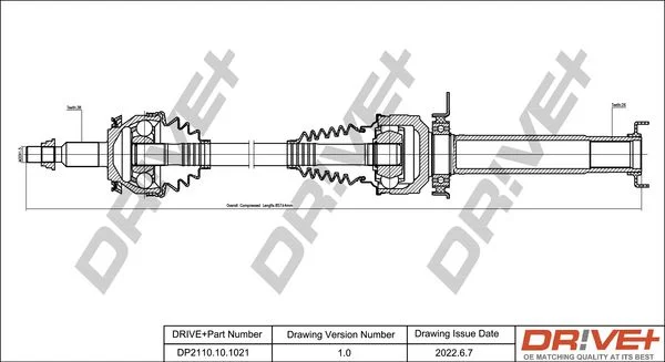 Pogonska gred Dr!ve+ DP2110.10.1021
