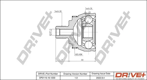 Komplet sklepov, pogonska gred Dr!ve+ DP2110.10.1233