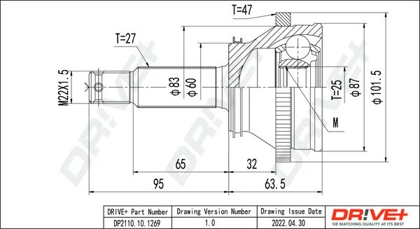 Komplet sklepov, pogonska gred Dr!ve+ DP2110.10.1269