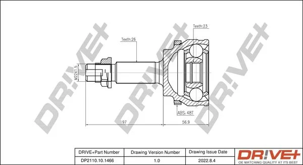 Komplet sklepov, pogonska gred Dr!ve+ DP2110.10.1466