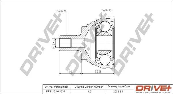 Komplet sklepov, pogonska gred Dr!ve+ DP2110.10.1537