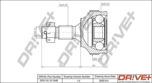 Komplet sklepov, pogonska gred Dr!ve+ DP2110.10.1549