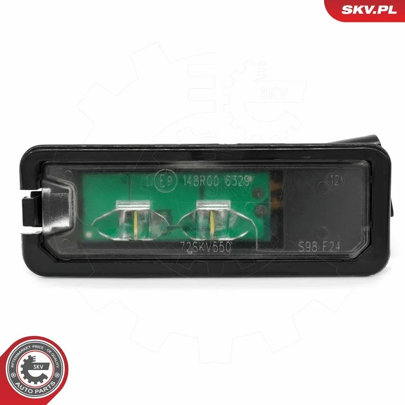 Licence Plate Light ESEN SKV 72SKV550