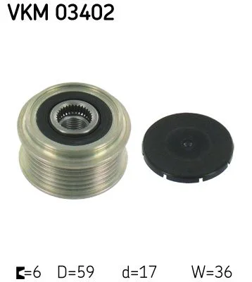 Alternatorska sklopka s prostim kolesom SKF VKM03402