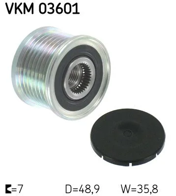 Alternator Freewheel Clutch SKF VKM 03601