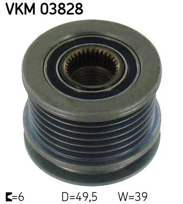 Alternator Freewheel Clutch SKF VKM 03828