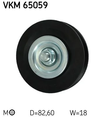Tensioner Pulley, V-belt SKF VKM 65059